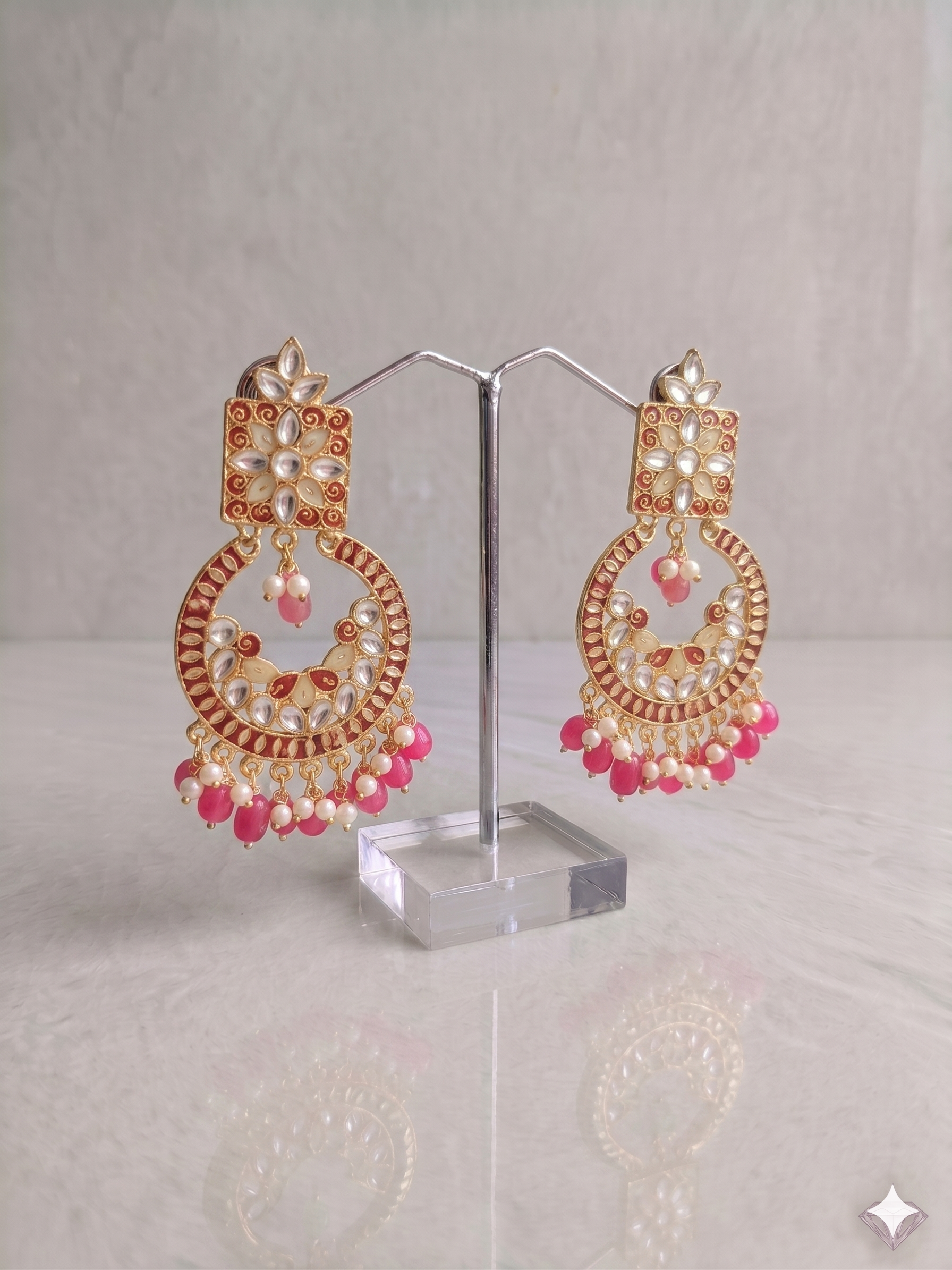 Imperial Crescent Statement Earrings