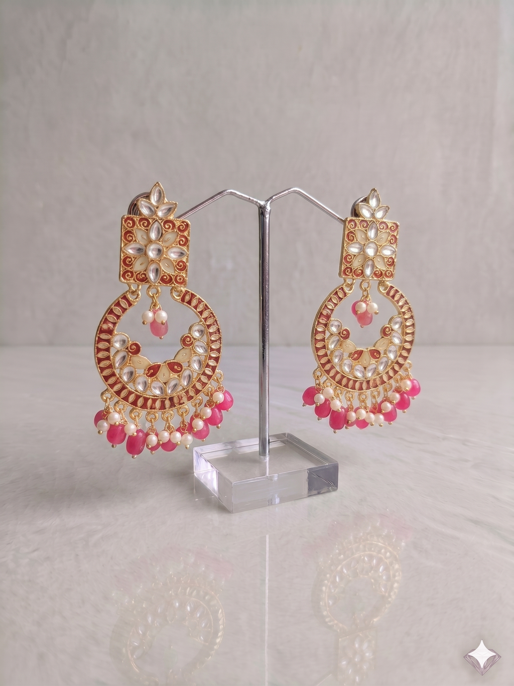 Imperial Crescent Statement Earrings