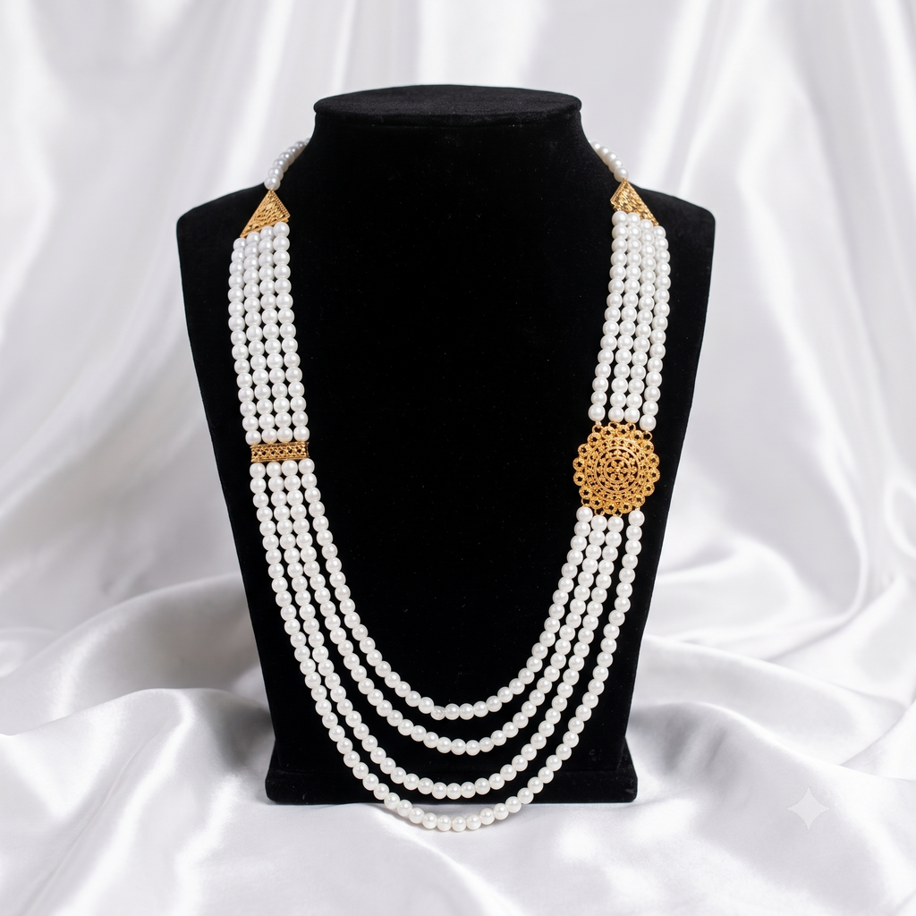 The Multi-strand Pearl Rani Haar