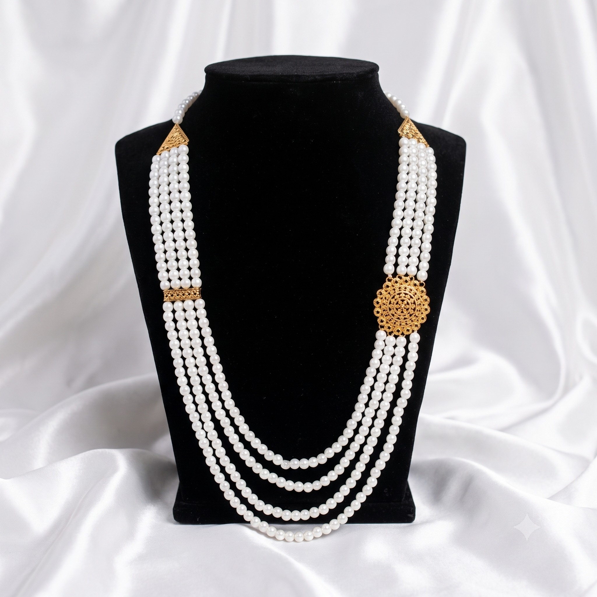 The Multi-strand Pearl Rani Haar