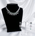 Emerald Grace CZ Choker & Earring Set
