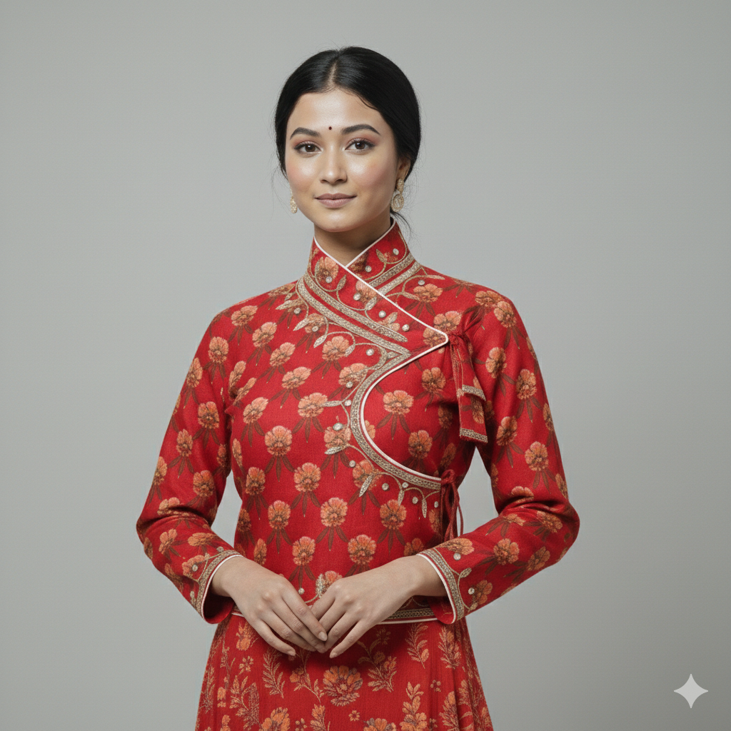 The Dhaka Hand Embroidery Cholo