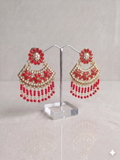 Royal Floral Chandbali Earrings