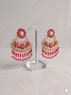 Royal Floral Chandbali Earrings