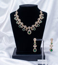 Emerald Royale American Diamond Necklace Set