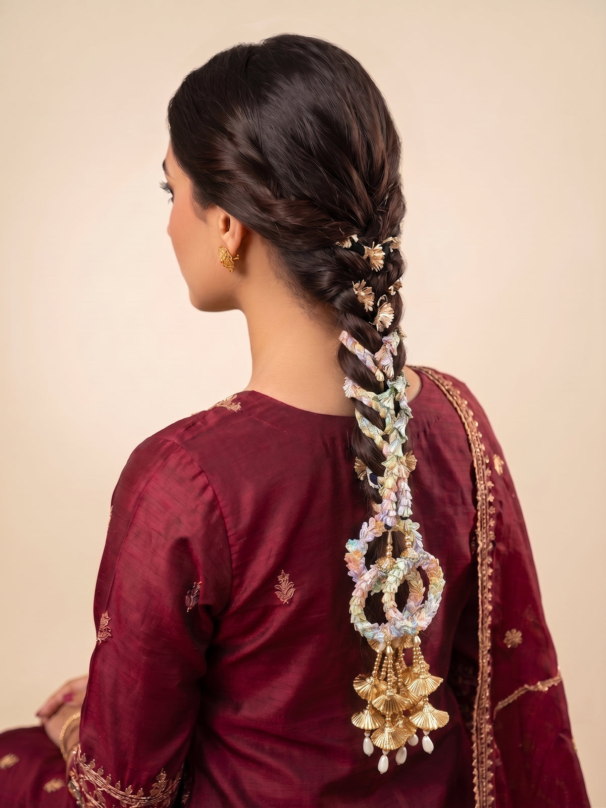 Floral Tassel Lacha/Paranda