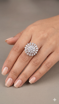 Marquise Sunburst Ring