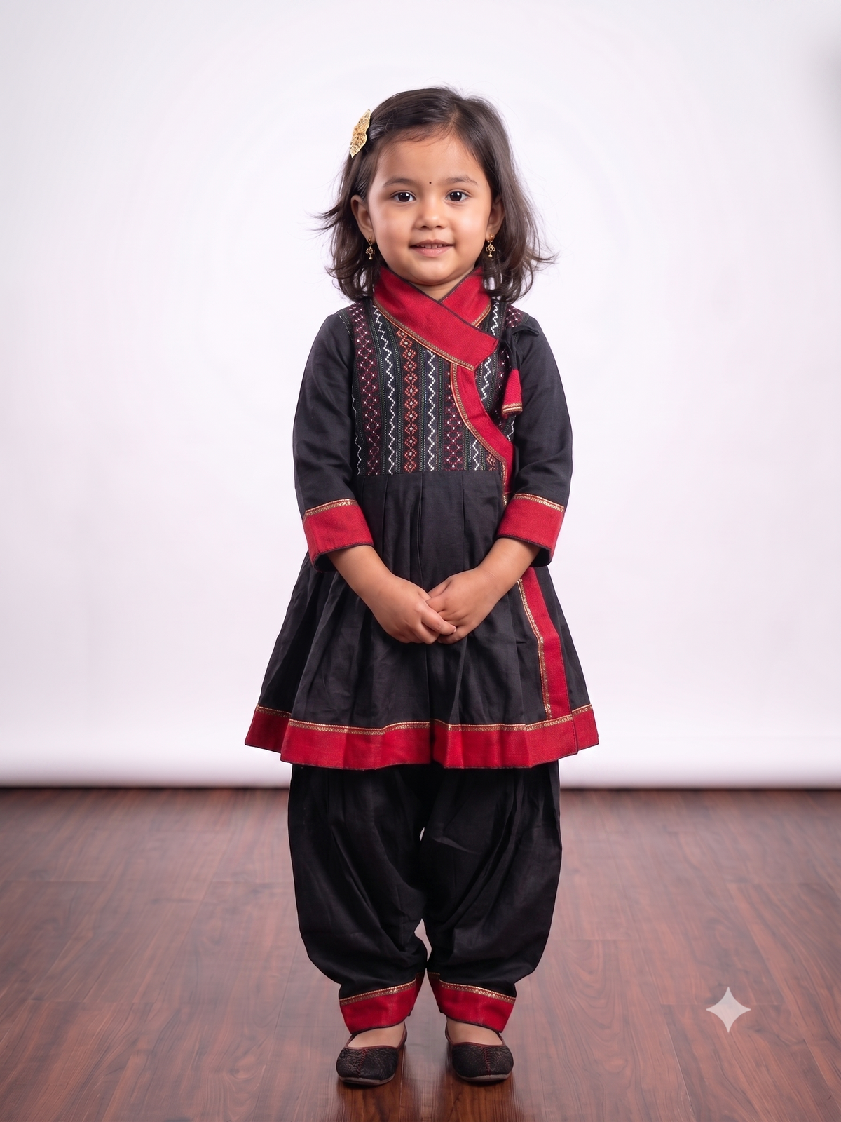 Haku Patasi Style Kids’ Kurtha & Suruwal Set