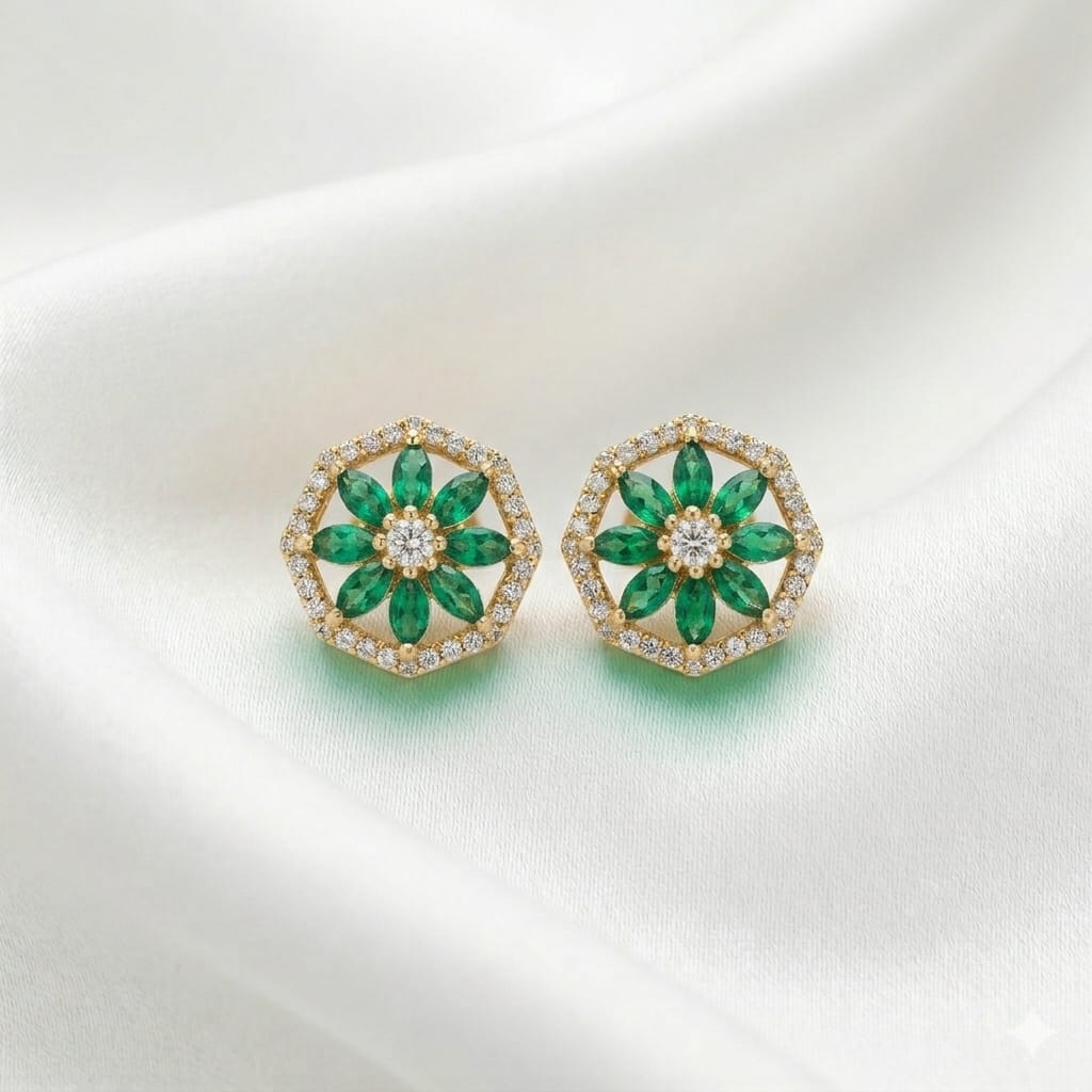 Halo Blossom Studs