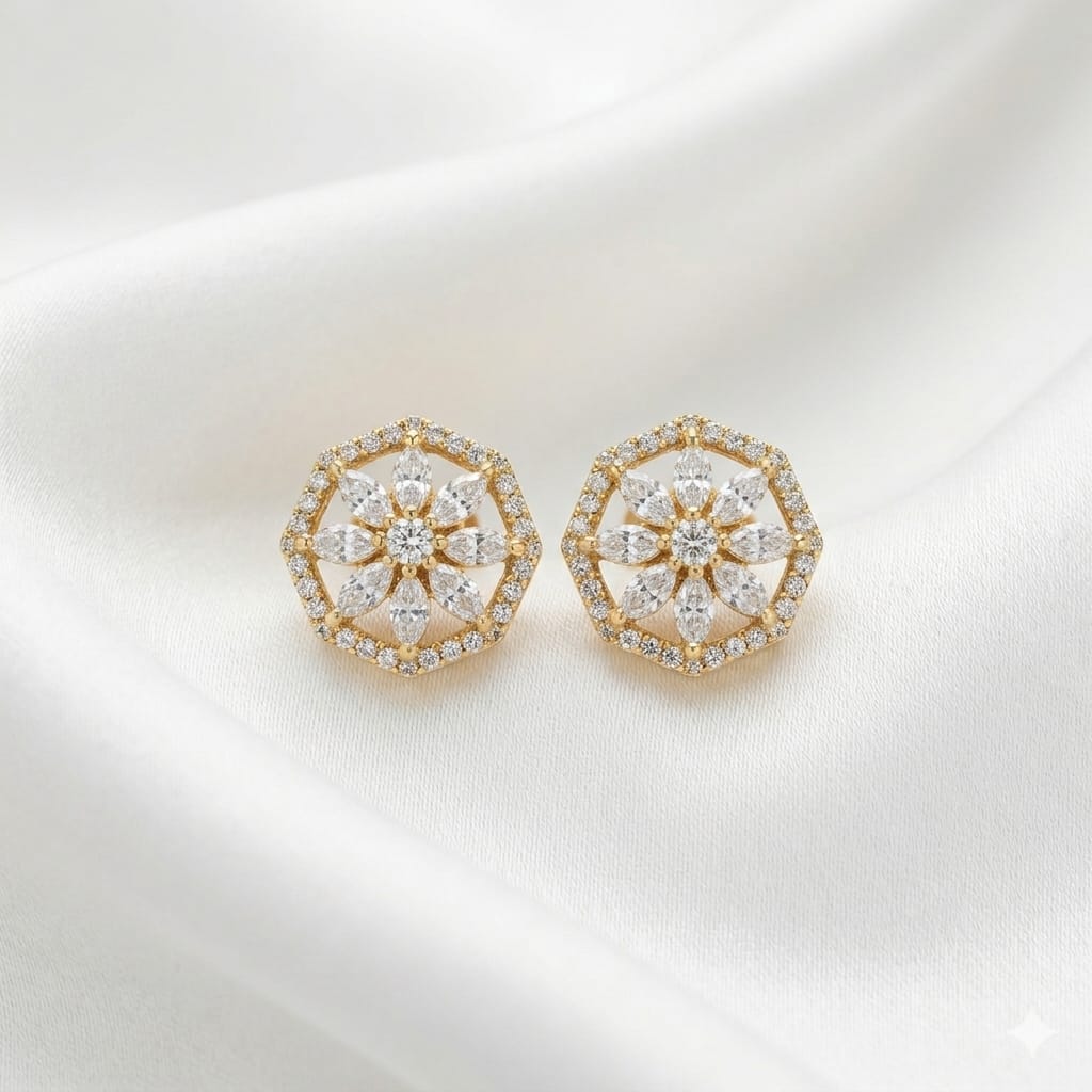 Halo Blossom Studs