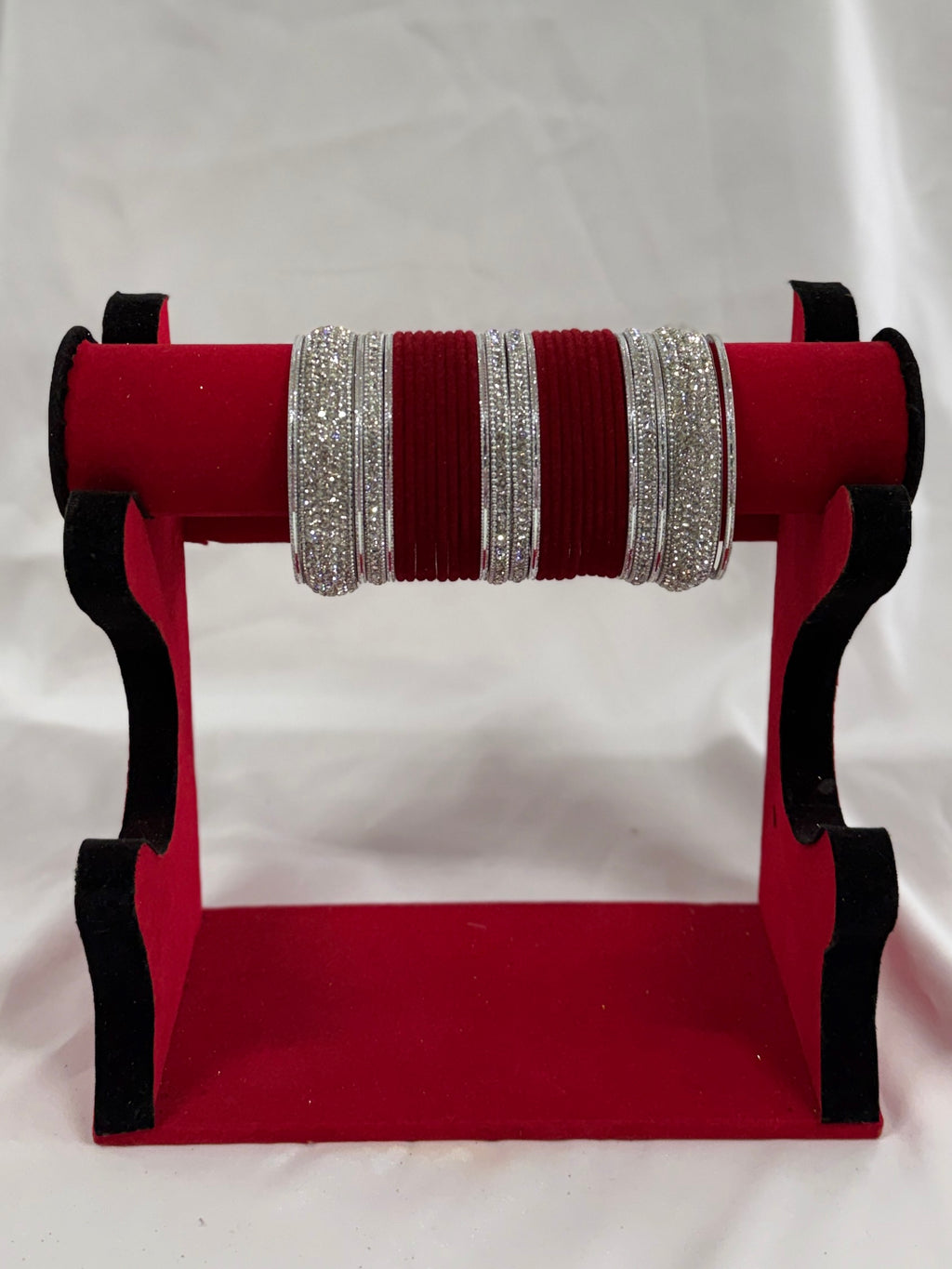 The Butta Silver Chura Set