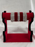 The Butta Silver Chura Set