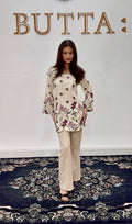 Ivory Lily Border Print Kurti