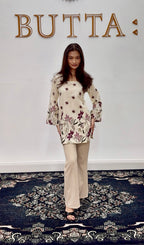 Ivory Lily Border Print Kurti