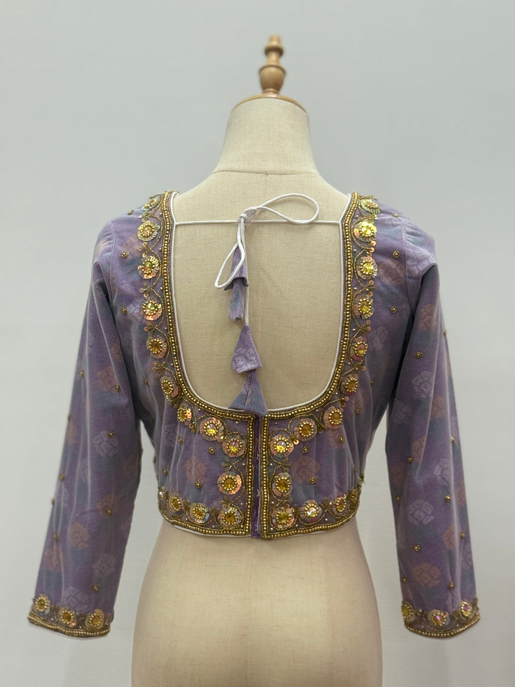 The Rhododendron Dhaka Hand-Embroidered Blouse