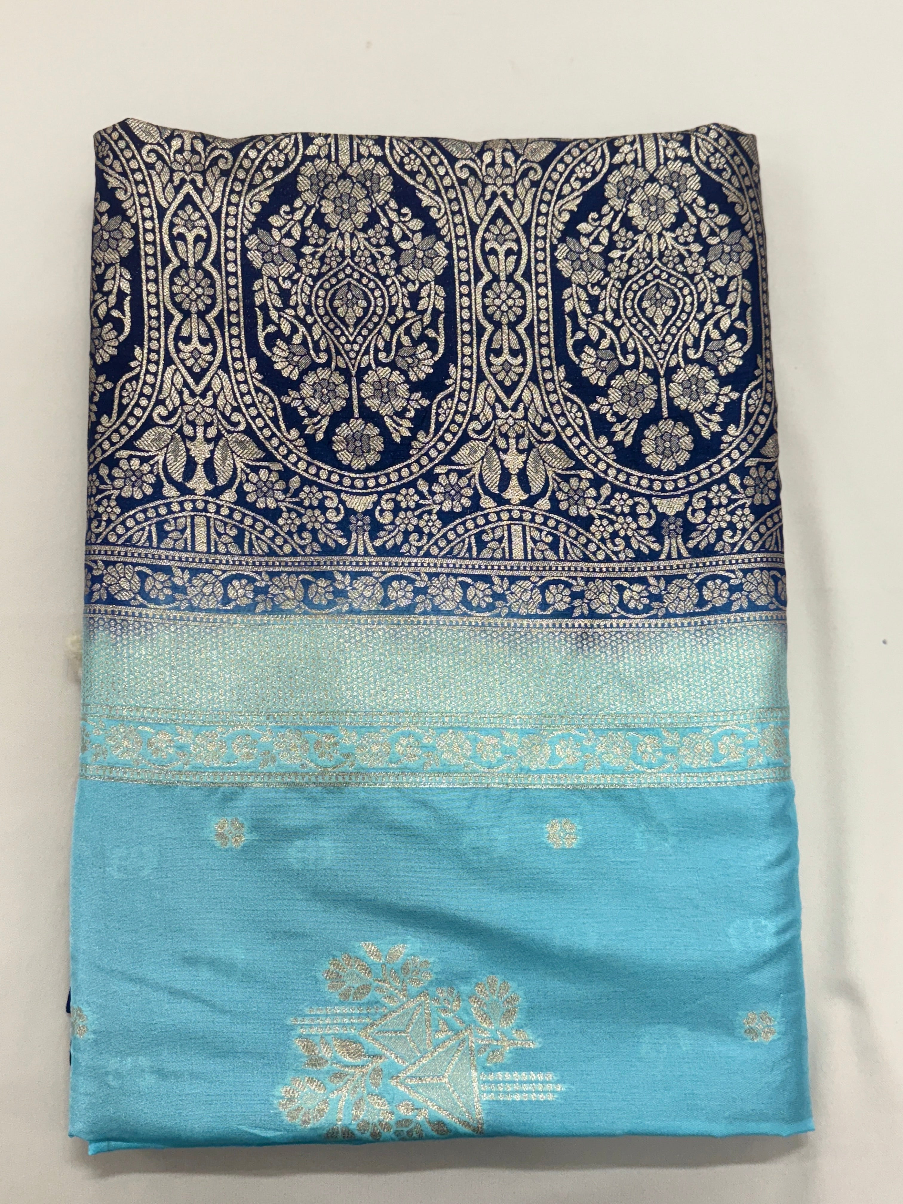 Double border Dola silk Saree – Butta Studio