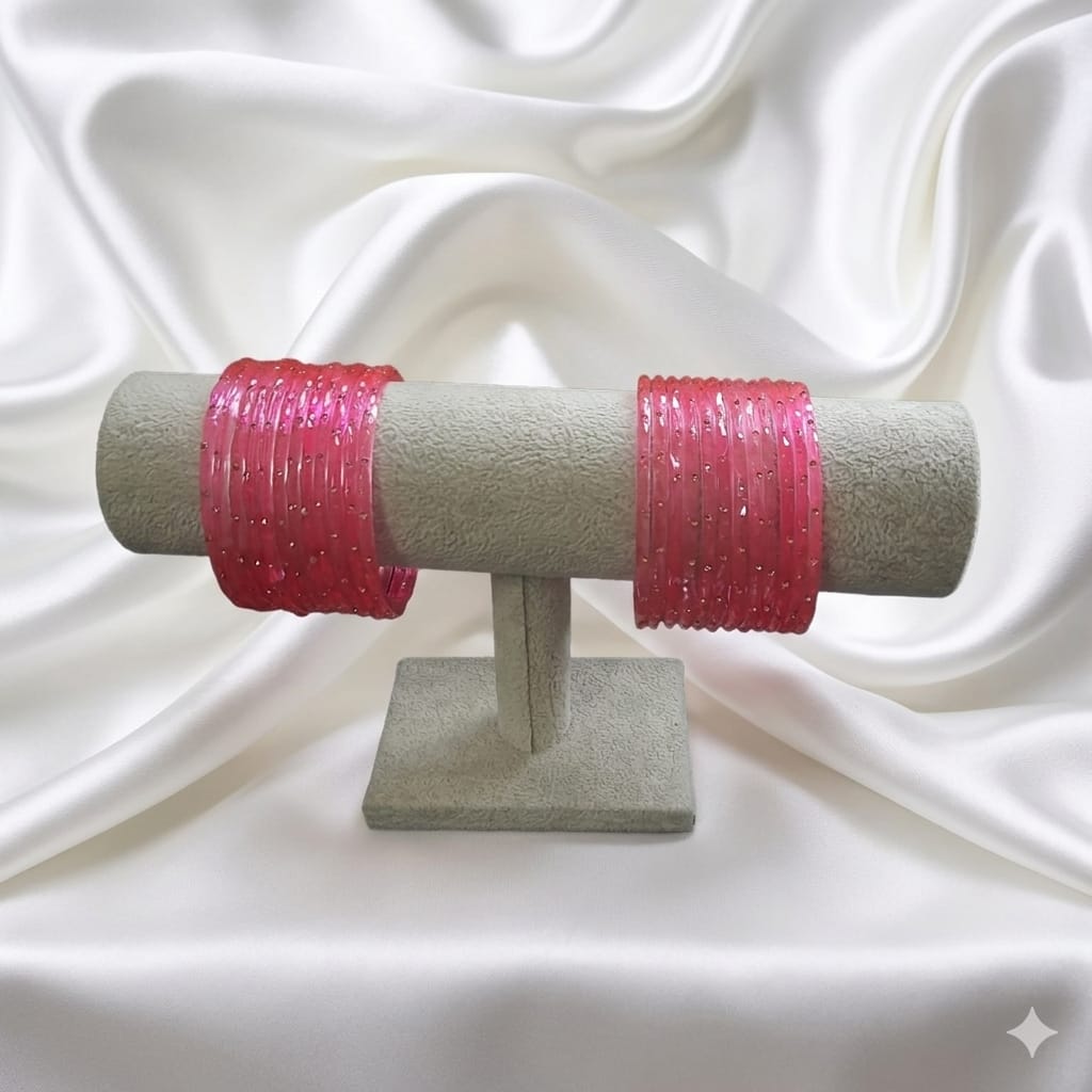 Pastel Symphony Stackable Glass Bangles