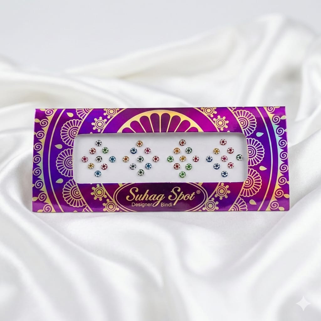 Dainty Hue Stone Bindi Set