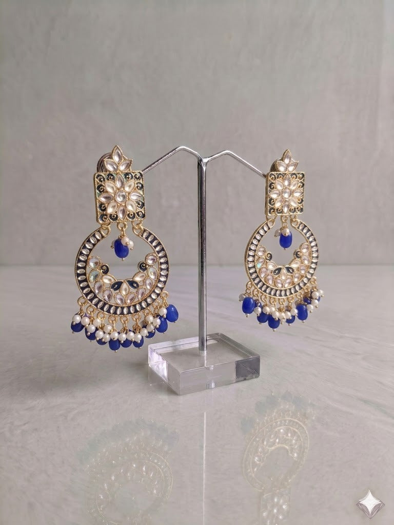 Imperial Crescent Statement Earrings
