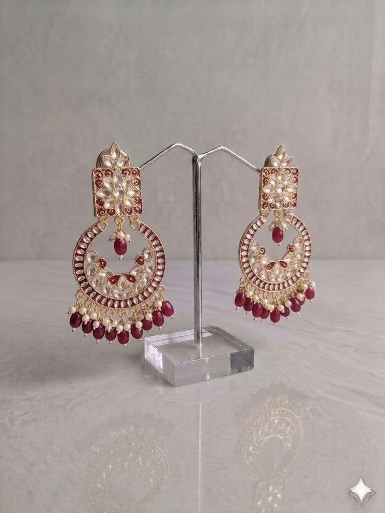 Imperial Crescent Statement Earrings