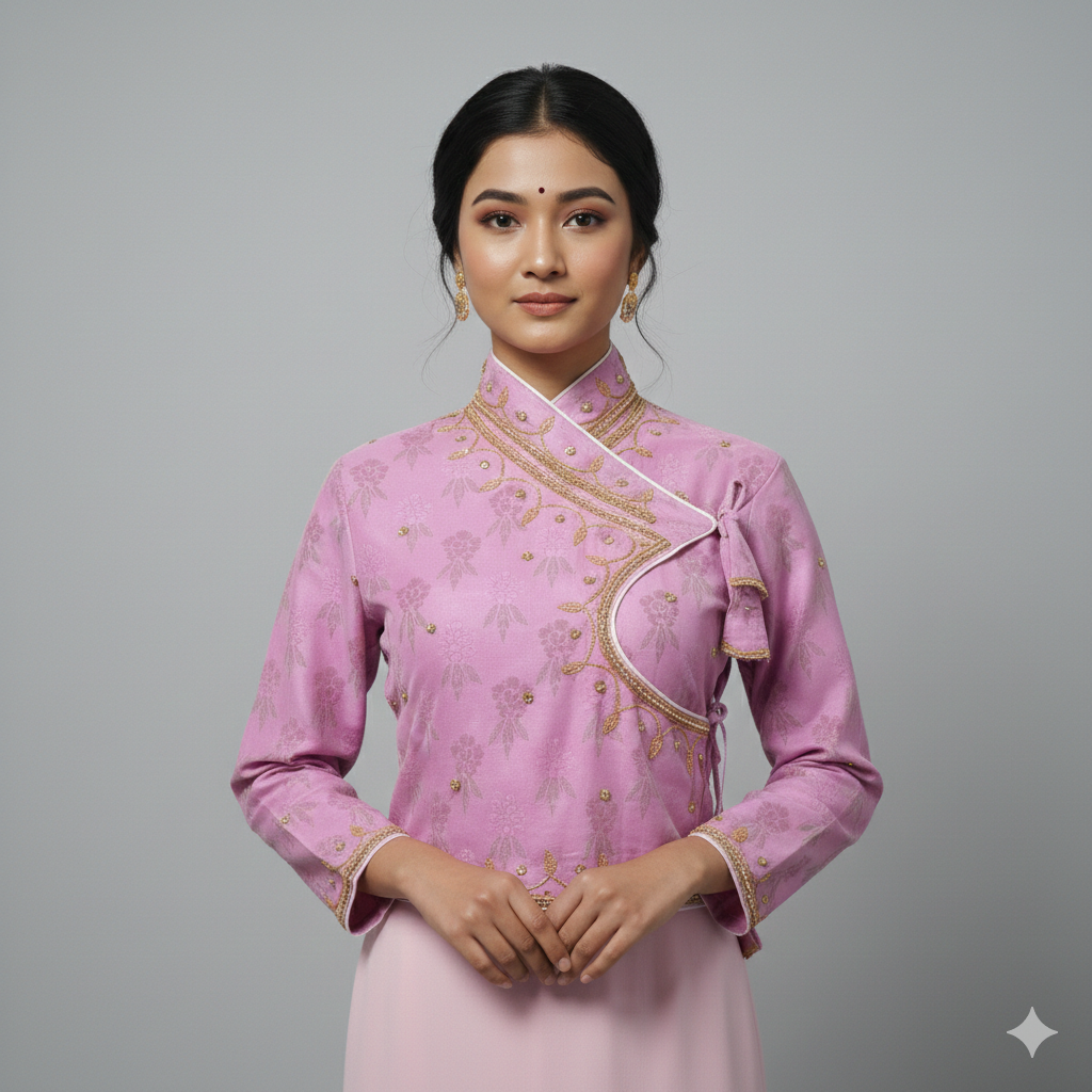 The Dhaka Hand Embroidery Cholo